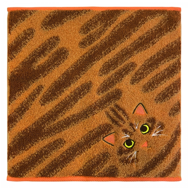 うちのニャンコ 毛並み ハンカチ 茶トラ