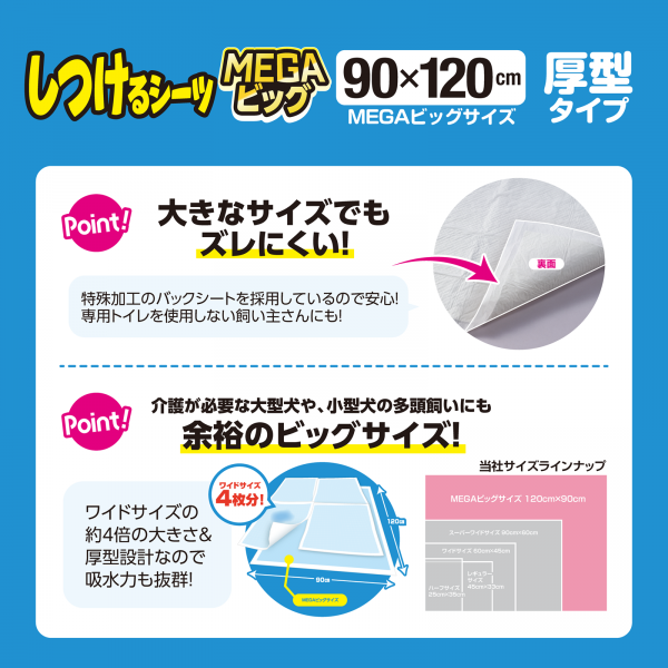 しつけるシーツＷ消臭ｎｅｏ ＭＥＧＡビッグ 