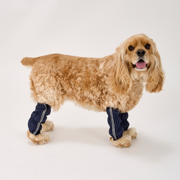 【マンダリンブラザーズ】　レインレッグカバー ネイビー ※モデル13ｋｇ Lサイズ着用