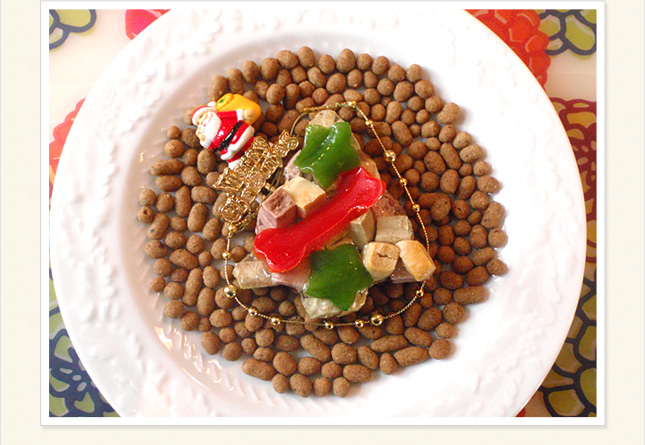 野菜のゼリー寄せツリー仕立て（約37kcal）