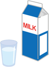 人間用の牛乳