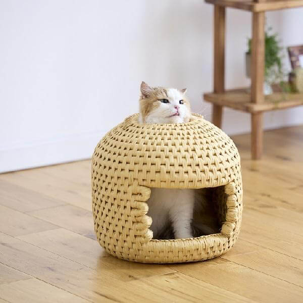 職人が作った一点もの猫つぐら