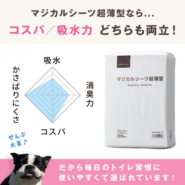 ペピイマジカルシーツ超薄型（超薄型ペットシーツ） 