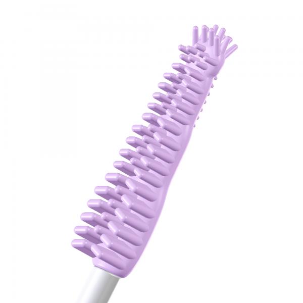 奥まで届くやさしいラバーブラシ ブラシ面