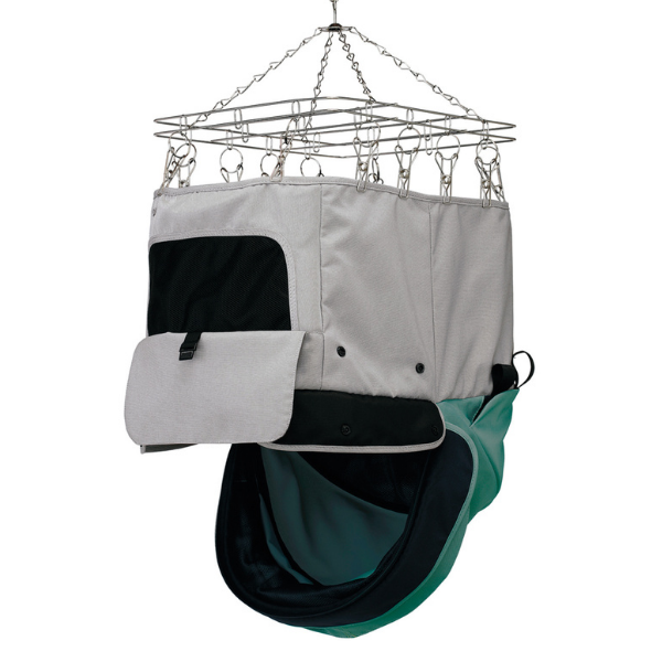 コムペット ミリミリ バスケットは取り外して丸洗いOK。