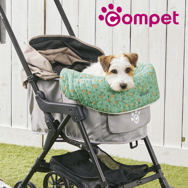 コムペット リバーシブルコンフォートクッション カート（画像はコムペットミリミリ）に装着してご使用いただけます　※カートは含まれません