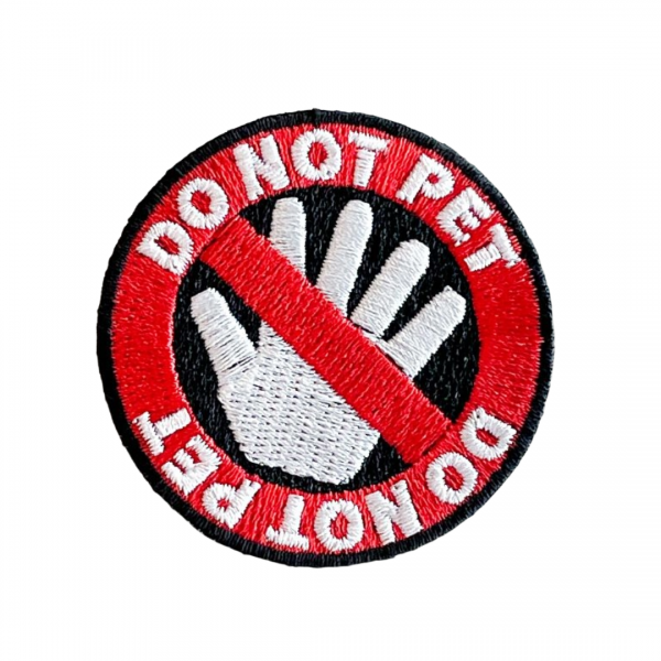 ＫＩＬＯＮＩＮＥＲ　（キロナイナー）　オリジナルワッペン さわらないで（5×5cm）