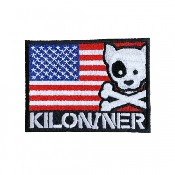 ＫＩＬＯＮＩＮＥＲ　（キロナイナー）　オリジナルワッペン キロナイナースカル（7.5×5.5cm）