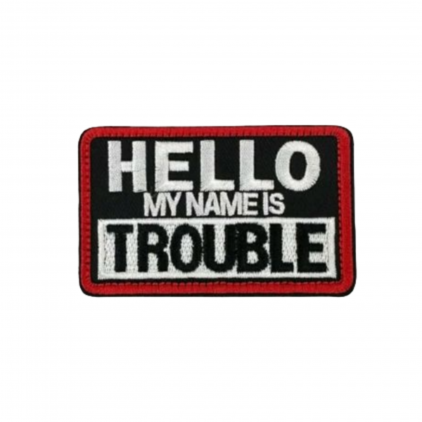 ＫＩＬＯＮＩＮＥＲ　（キロナイナー）　オリジナルワッペン ネームトラブル（7.8×4.9cm）