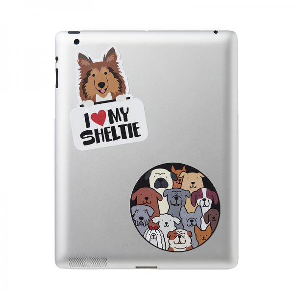 ステッカーパック シェルティ/ドッグフェイス