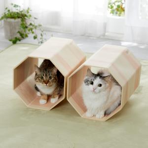 吉野桧のトンネルベッド 猫用ベッド ペット用品の通販サイト ペピイ Peppy