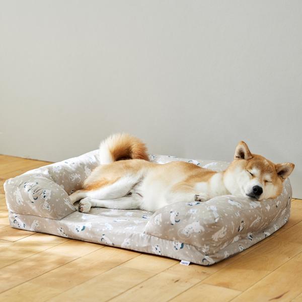 ★洗える  あごのせソファベッド もっちりやわらかなあごのせと、座面は体をしっかり支える 固綿マットで、どんな寝姿でもぐっすり快適です。