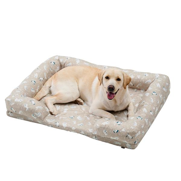 ★洗える  あごのせソファベッド Mサイズ(モデル：ラブラドール26㎏)