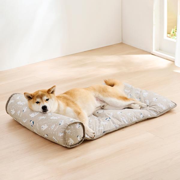 ★洗えるあごのせマット ベージュ・M