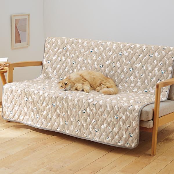 ★抜け毛が刺さりにくいノンキルトマルチカバー 