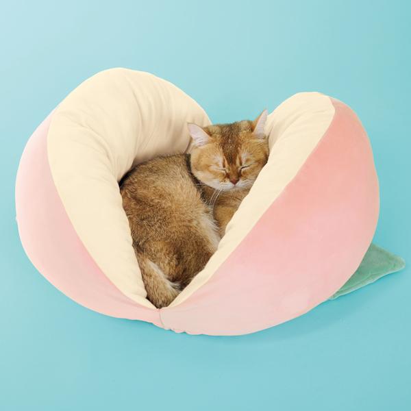 桃太郎もとろけるベッド 心地よすぎる包まれ感で、うとうとまったり。