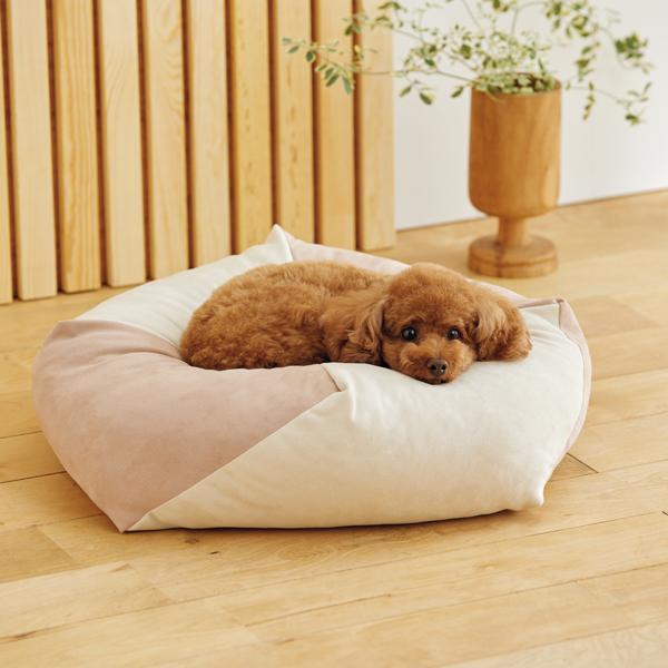 ふわふわお手玉クッション ベージュ