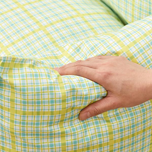 洗える あごのせふかふかドライブベッド 中わたたっぷりで厚みのあるフチは、あごのせしやすく安定感もバツグン！