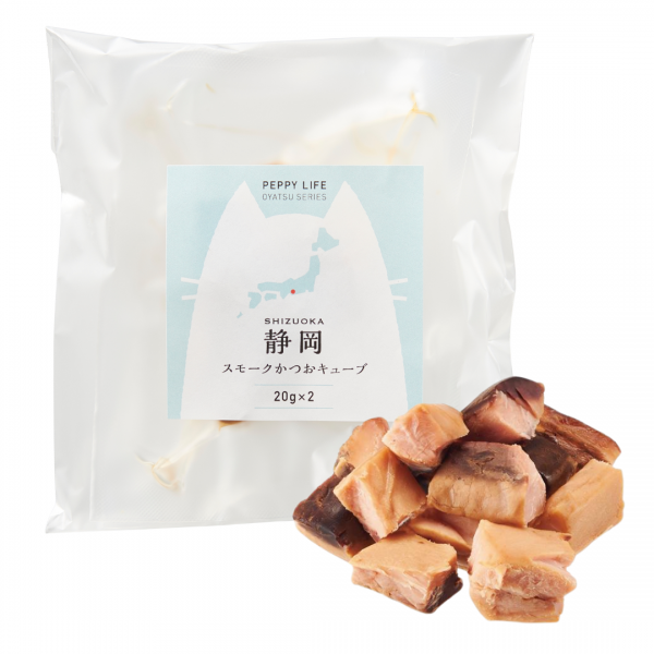 静岡産スモークかつおキューブ（PEPPY LIFE猫おやつシリーズ） 
