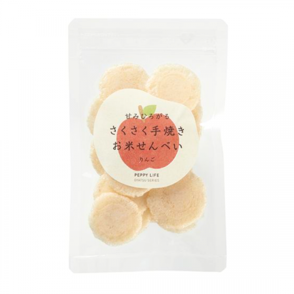 甘みひろがる さくさく手焼きお米せんべい【ＰＥＰＰＹＬＩＦＥ】 りんご