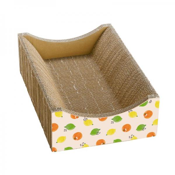 くつろげる爪とぎベッド フルーツ