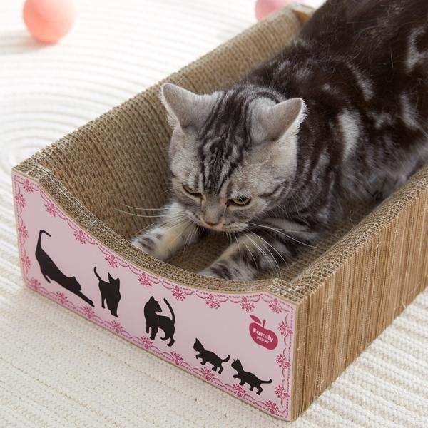 【募金付き】くつろげる爪とぎベッド 
