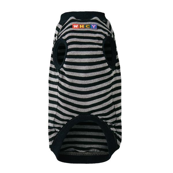 【WHCY（ウォームハートカンパニー）】リッチウォームボーダーＴシャツ かぶって着せるタイプ ※よく伸びる