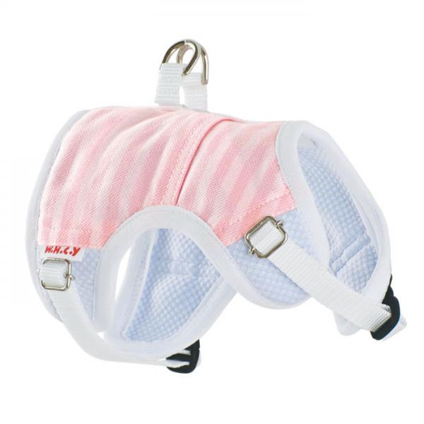【WHCY　ウォームハートカンパニー】バックストロングクールハーネス シャーベットピンク