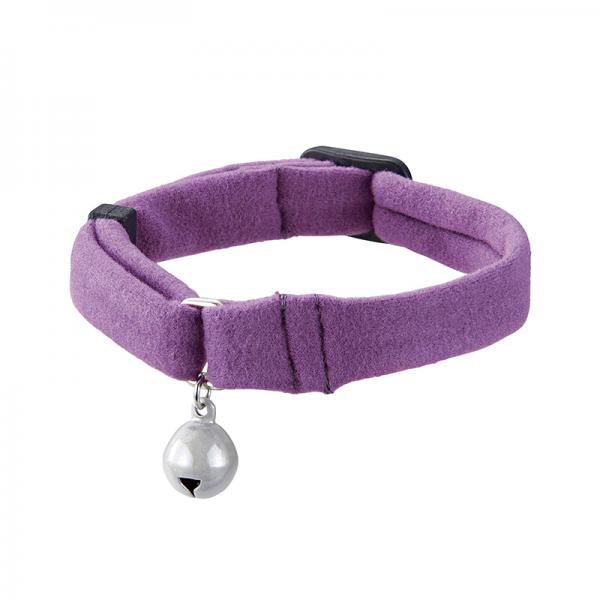 Ｓｉｐｐｏｌｅ　ふわふわのびーる猫首輪 かきつばた