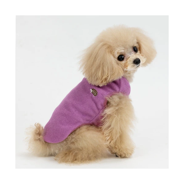 【犬と生活】リラックスパイルタンク パープル