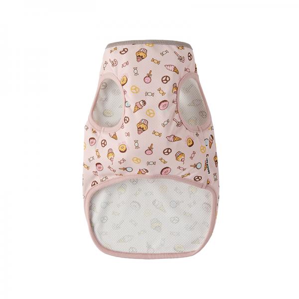 【犬と生活】濡らして振って冷却タンク かぶって着せるタイプ/伸縮性あり