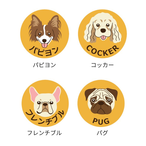 犬種が選べるアクリル迷子札 【WEB限定犬種】