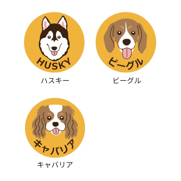 犬種が選べるアクリル迷子札 【WEB限定犬種】