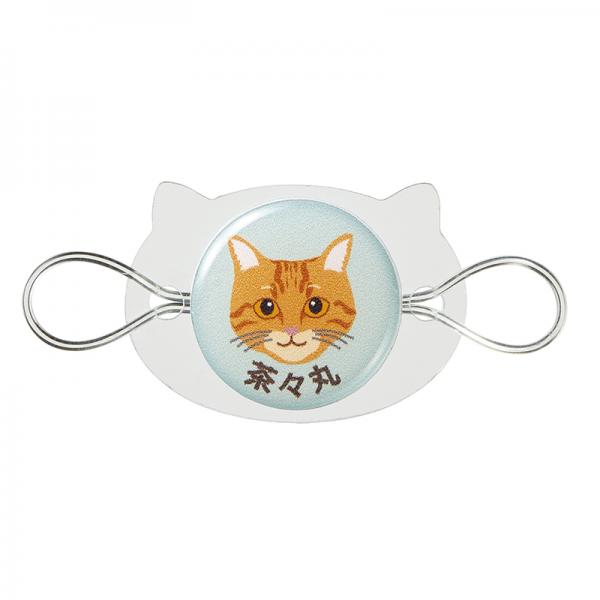★猫種が選べるアクリル迷子札 ねこ・茶トラ
