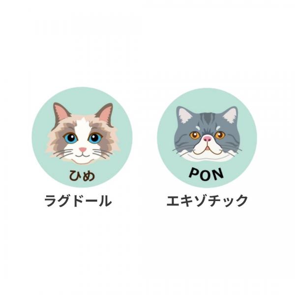 ★猫種が選べるアクリル迷子札 【WEB限定猫種】