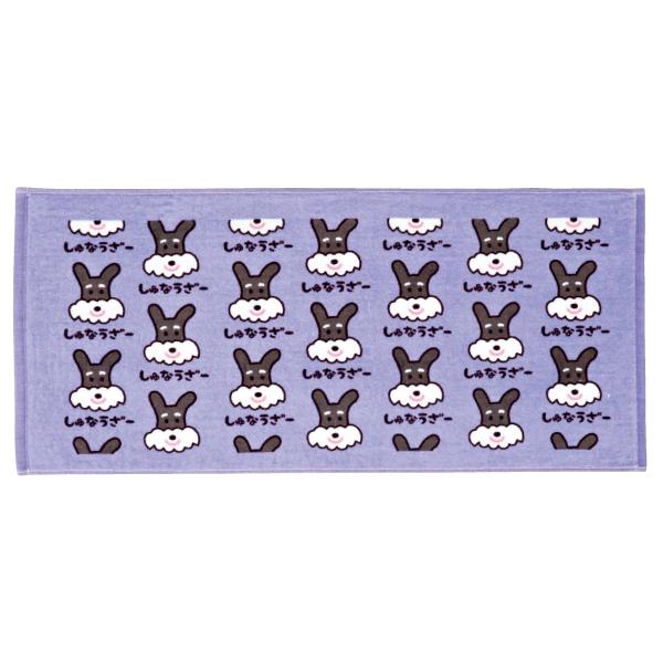 わんわんかおタオル シュナウザー