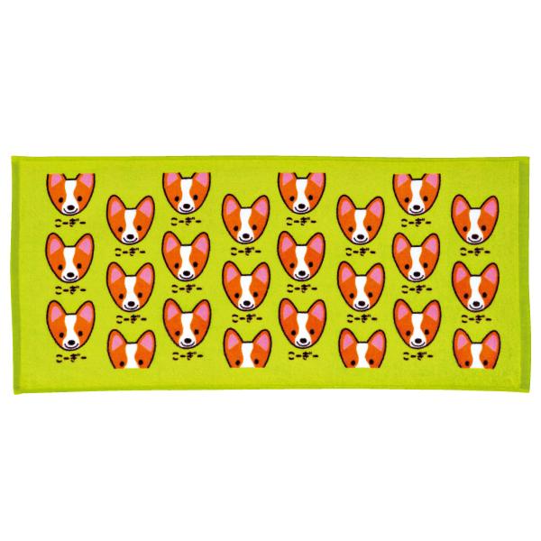 わんわんかおタオル コーギー