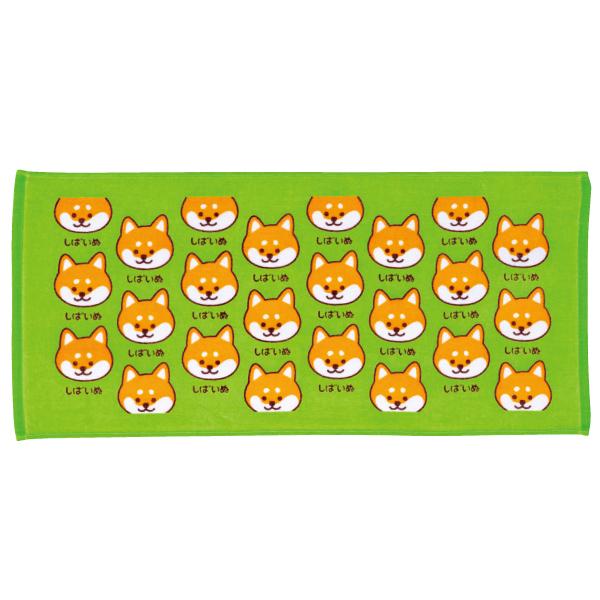 わんわんかおタオル 柴犬
