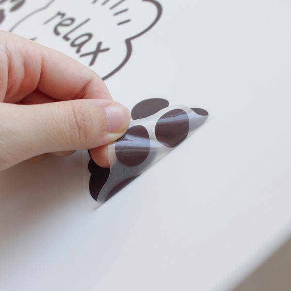 ファンディットアニマル トイレタリー シュナウザー 貼ってはがせる消臭シール