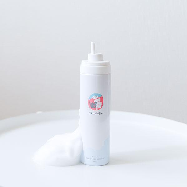 マルーク　犬猫用洗い流さない炭酸シャンプー 内容量180g