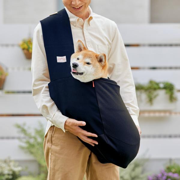 ラフィンドッグスリング（中型犬用） S・ネイビー
