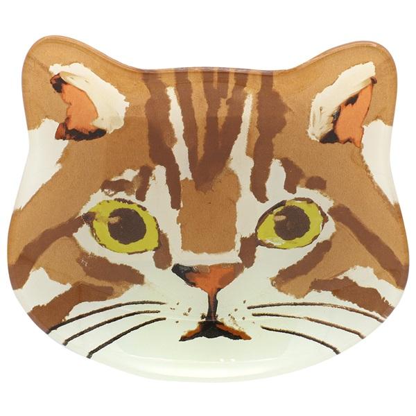 ガラスプレート　キャット トラ