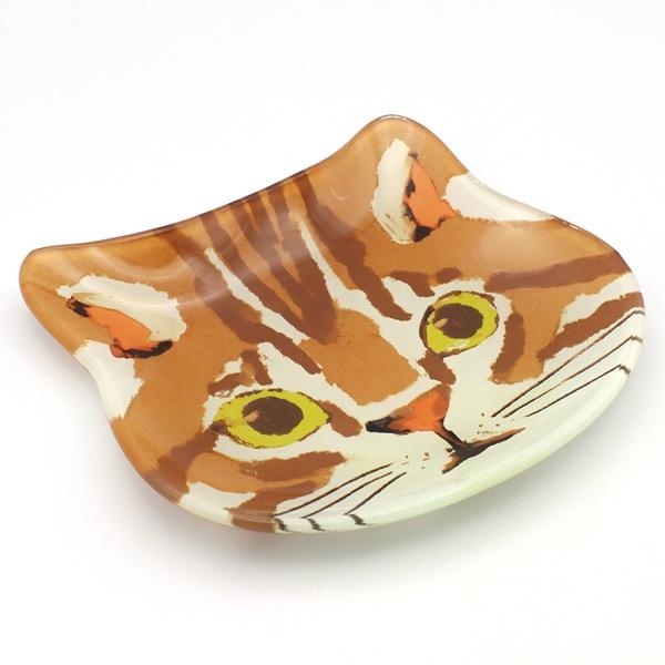 ガラスミニプレート　キャット 