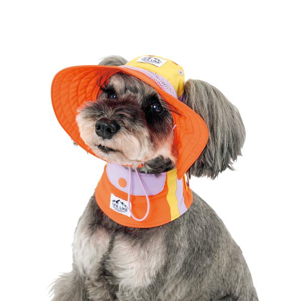 【LIFE　LIKE（ライフライク）】ビタミンカラーバンダナ オレンジ（帽子は商品に含まれません。）