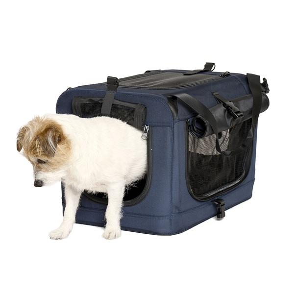 ドライブボックスキャリー ネイビー／横からも出入りできます。