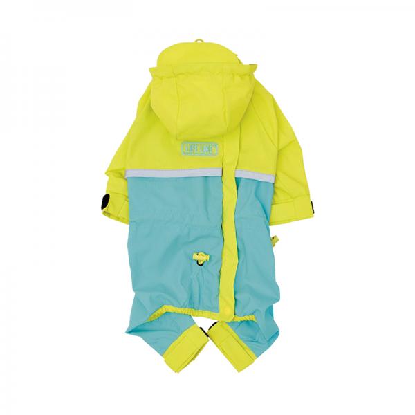 【LIFE　LIKE（ライフライク）】アクティブフルカバーレインスーツ ライムイエロー