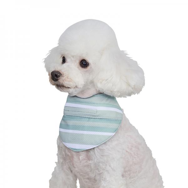 【LIFE　LIKE（ライフライク）】サマーステッチプリントバンダナ ミント（裏）