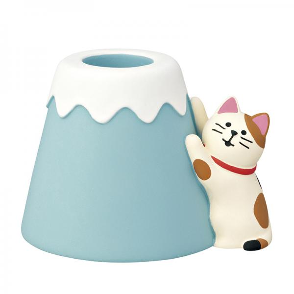 富士でつめとぎペンスタンド 三毛猫