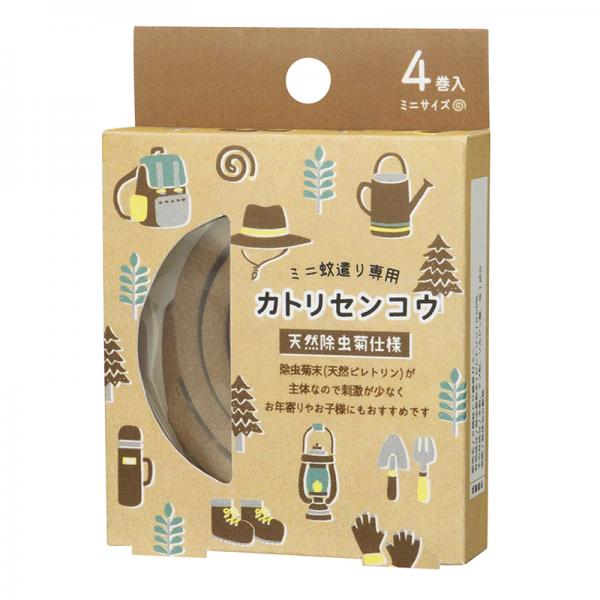 ミニ蚊取り線香 ぴったりサイズの蚊取り線香。