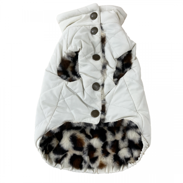 【Cinofilo（チノフィロ）】はっ水中綿キルトハイネック サンドベージュ